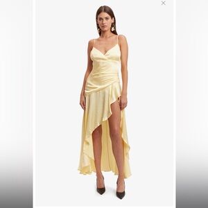 NWT Bardot Sorella Midi Dress In Canary Yellow ⭐️✨🥂